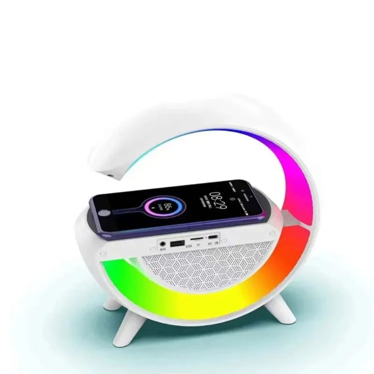Bluetooth Lamp Speaker with Wireless Charger