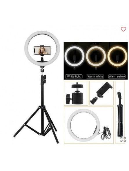 26cm Ring Light With 8ft Aluminum Tripod - HMN Studio