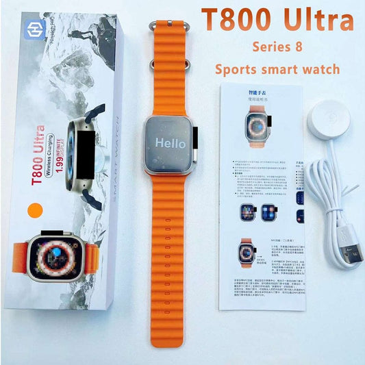 T800 Ultra Series 8 Smartwatch with Wireless Charging