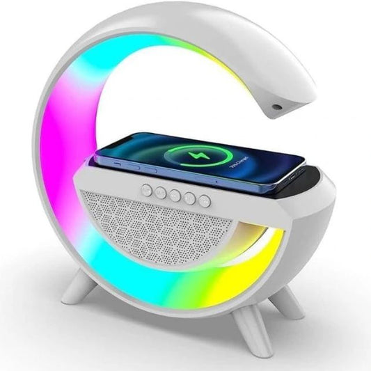 Bluetooth Lamp Speaker with Wireless Charger