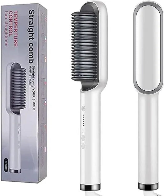 2-in-1 Electric Hair Straightener Comb