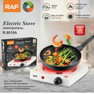 RAF 1000W Single-Burner Electric Stove