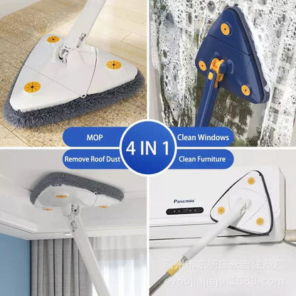 360 Hand Wash Free Triangular Mop