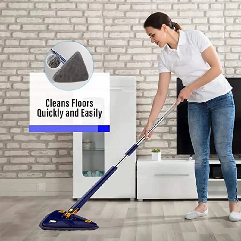 360 Hand Wash Free Triangular Mop